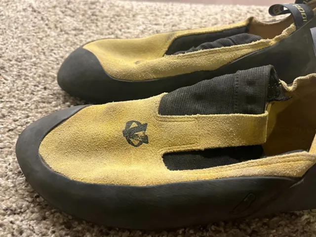Evolv Addict Climbing/Bouldering Shoes - Lemon Yellow - Size 44.5 / USM 11