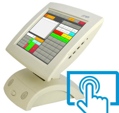 Elo IBM 12” Elo Tactile Pos-Monitor 4820-2GB 07K6086 Poutre Roulante Acier Support 