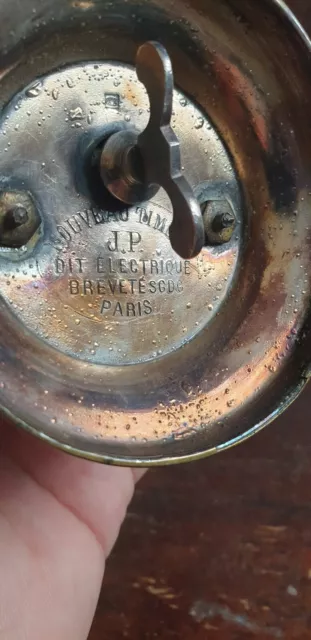 Sonnette De Table Ancienne Hotel Electrique Metal Argente Dans L Etat Table Bell 2