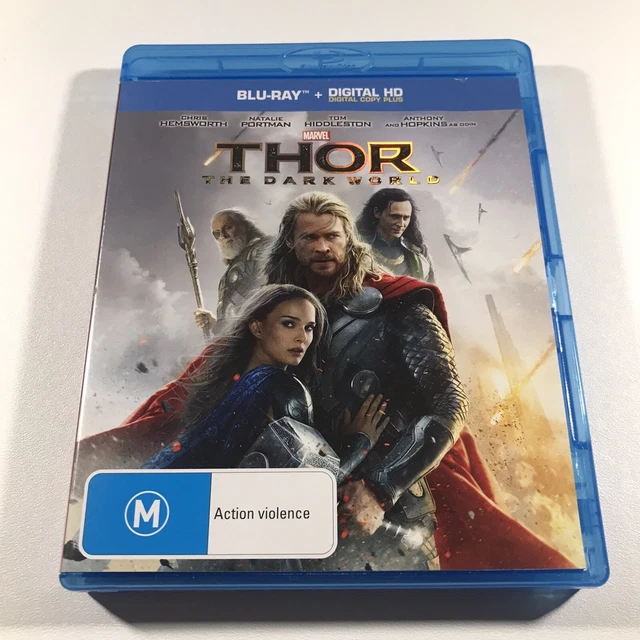 THOR THE DARK World Bluray Movie Region Free Chris Hemsworth Natalie