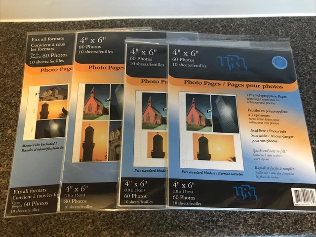 UR1 International Photo Page Inserts, Set Of 4