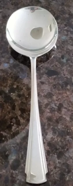 Lovely EPNS silver plated Art Deco style serving spoon x1