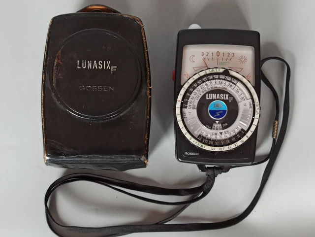 Cellule photo Gossen Lunasix F posemètre flashmètre pro argentique
