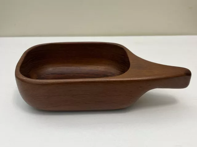 🔴⚪🔵 Sigvard Nilsson Sowe Nut Bowl Sweden Teak Wood MCM