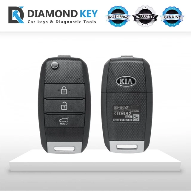 Genuine Kia Sorento 2015-2019 Remote Head Flip Key 3Buttons 433Mhz-95430-C5200