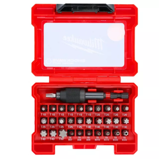 MILWAUKEE 4932471586 32 Piece Shockwave Impact Screwdriver Bit Set