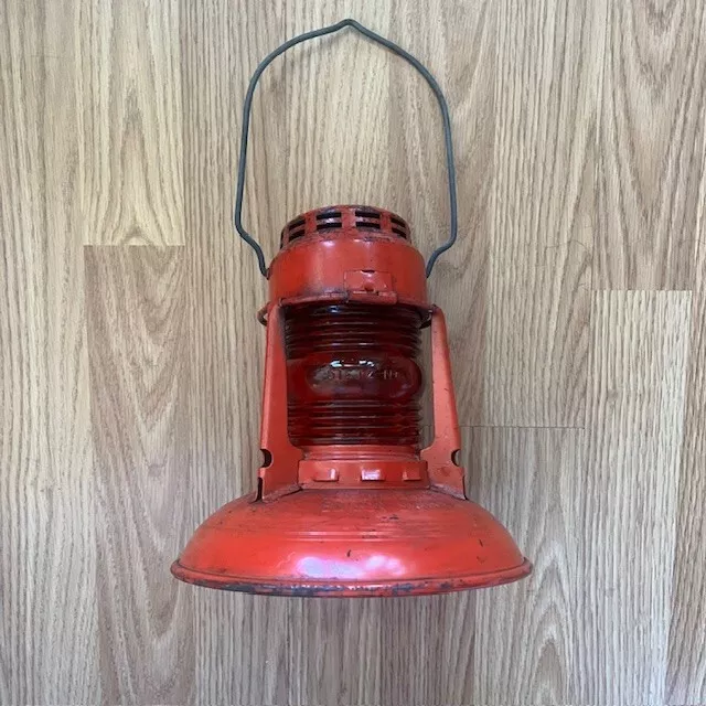 VINTAGE DIETZ RED Lens Number 40 Traffic Gard Kerosene Signal Lamp Con Edison 59.99 PicClick