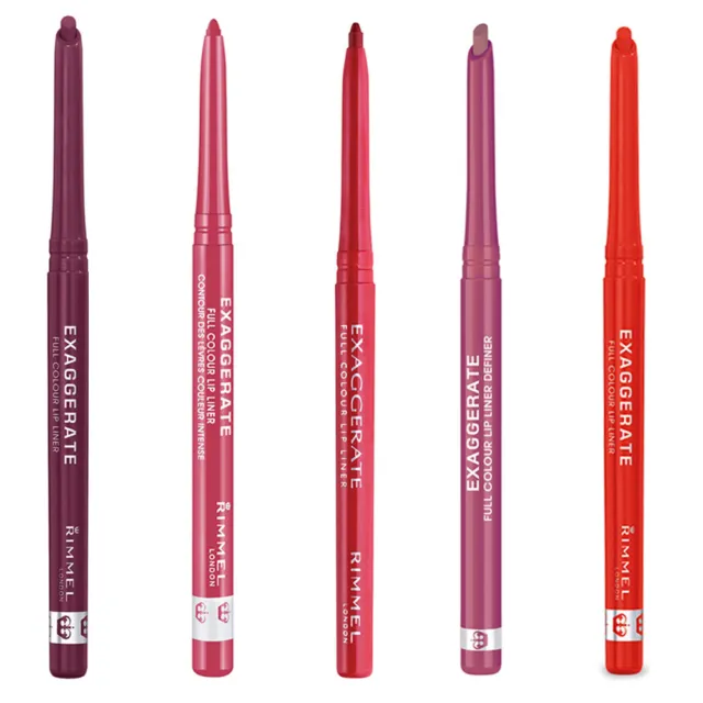 Rimmel Exaggerate Lip Liner Pencil ~Choose your favourite Shades~