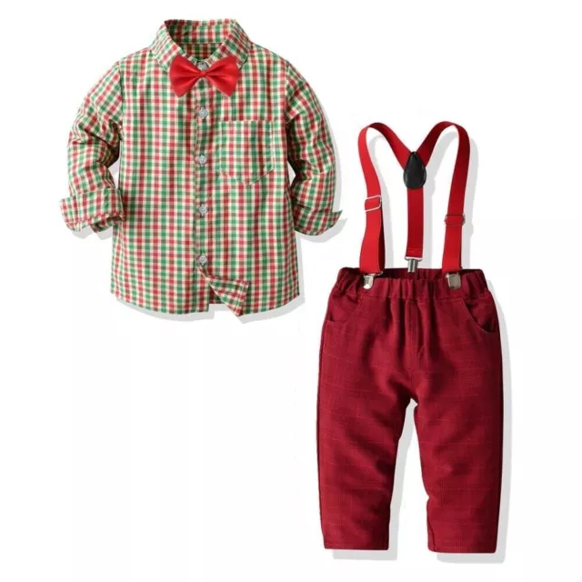 Trajes de Navidad para Niños Conjunto de Ropa Infantil para Niños 3