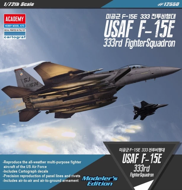 ACADEMY USAF F16A Jet Fighter Model Kit 1/72 Scale £6.24 PicClick UK
