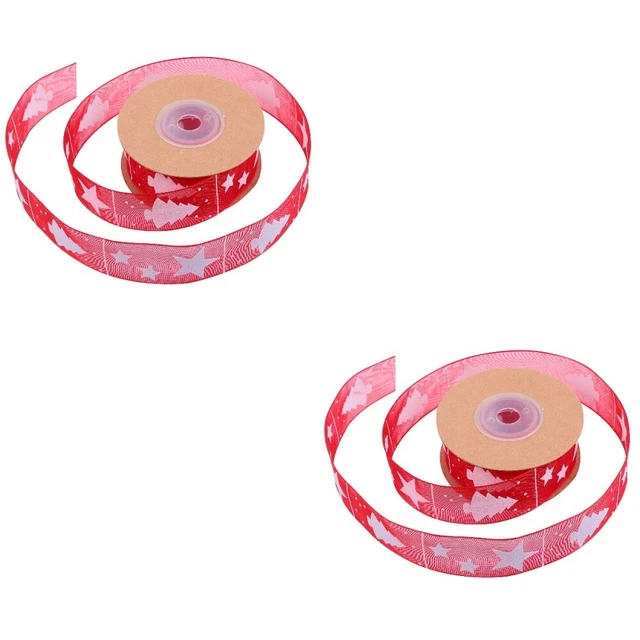 2 rollen von Verpackung Band Weihnachten Satin Band