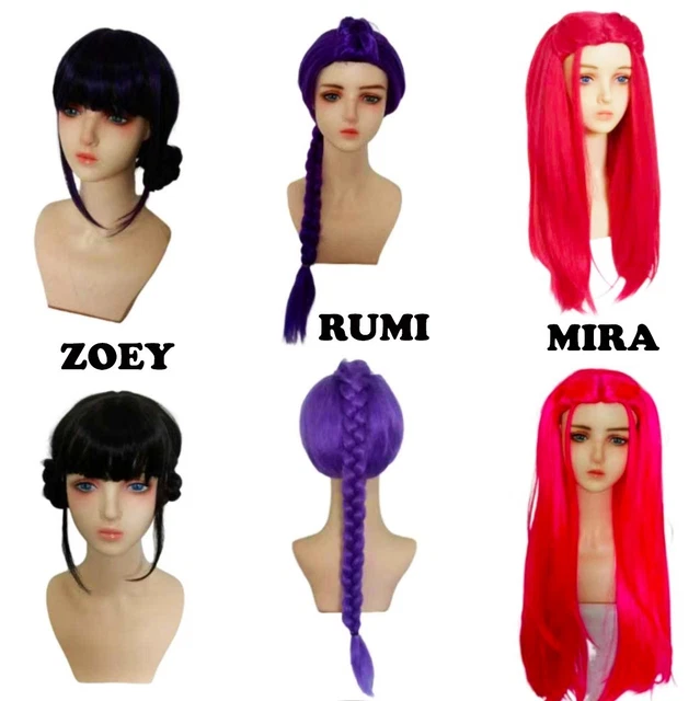 KPOP DEMON HUNTERS Wigs Zoey Wig Rumi Wig Mira Wig Adult Youth Kids ...