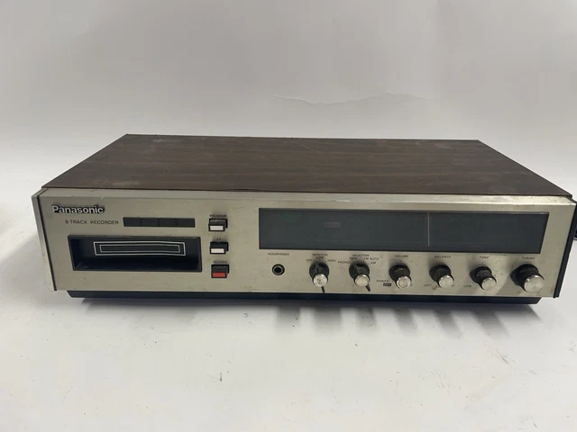 PANASONIC RS-817S 8 Track Player Recorder with AM/FM Tuner