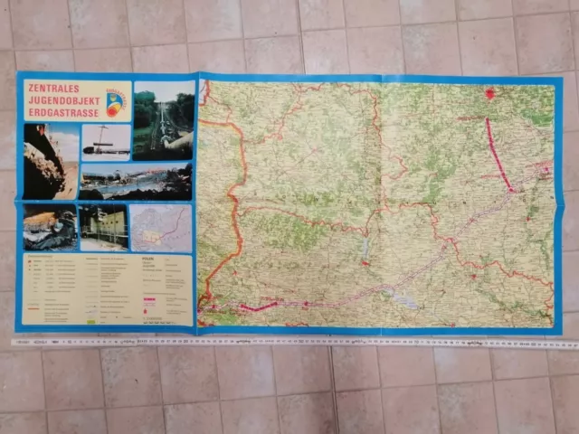DDR Reklame Erdgastrasse FDJ