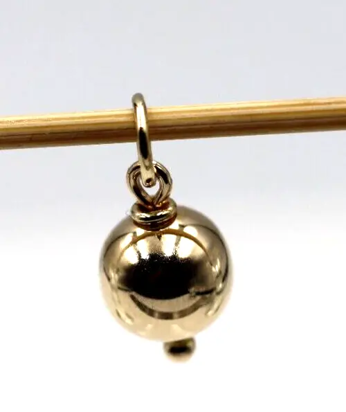 Genuine New 9ct 9k Yellow Gold 375 Ball 10mm Pendant -Free Express Post