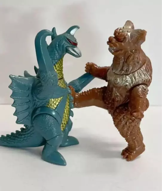 Bandai Gigan and King Caesar Soft vinyl Mini Figure  2-Piece Set Godzilla jp