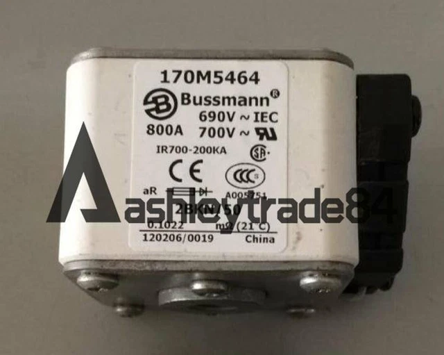 ONE New Bussmann 170M5464 800A 690V/700V High Speed Square Body Blade Fuse