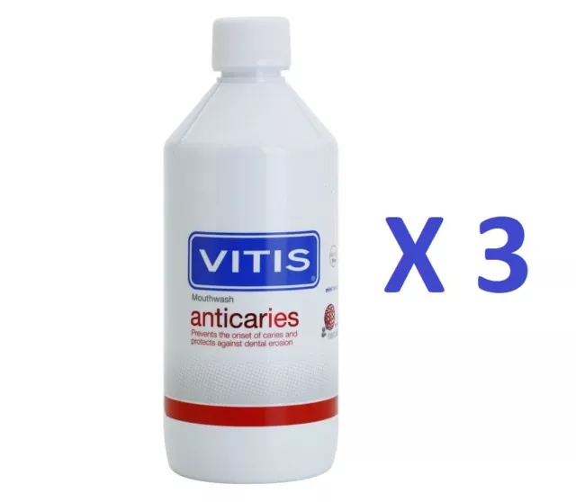 Vitis Anticaries Mundwasser 30ml x 3