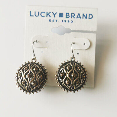 New Lucky Brand Floral Drop Earrings Gift Vintage Women Party Holiday Jewelry