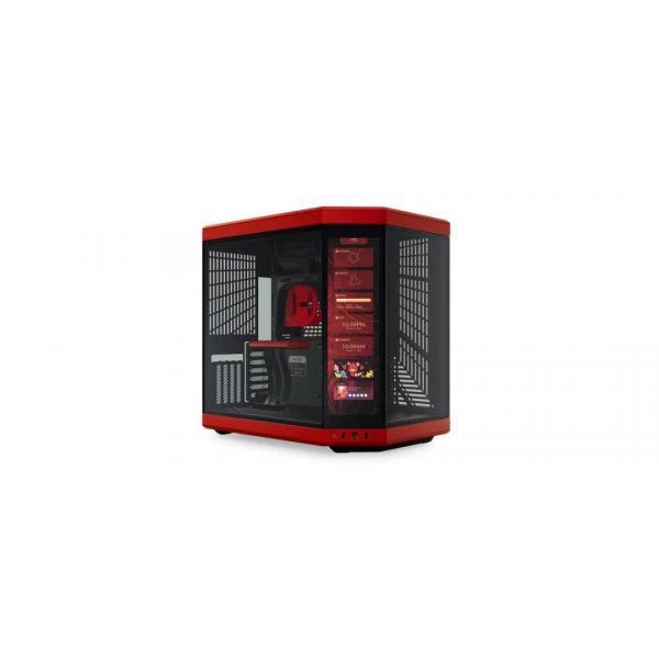 HYTE Y70 TOUCH Dual Chamber Case Mid-Tower, Tempered Glass - Rosso EUR ...