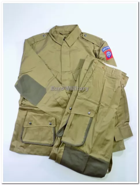 WW2 US Army M42 Paratrooper Reinforced Suit - 82th Airborne Division - Repro New