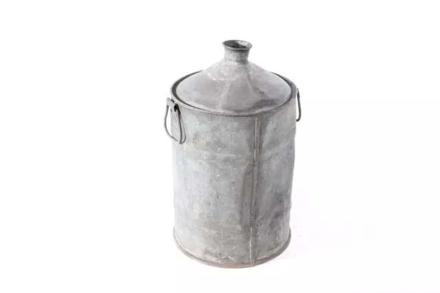 alte Ölkanne Tankstelle Blech Zink Kanne Öl Werkstatt Oldtimer Deko