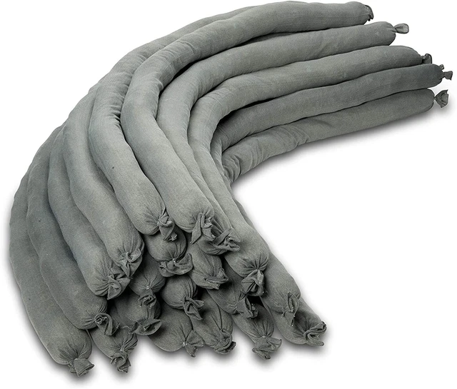 Universal Absorbent Socks – Snake for Oil and Water – 3” x 48” - Pack of 40