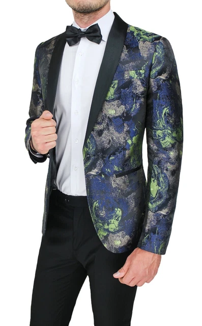 Abito Uomo Blu Cerimonia Taglie Forti - Completo Sartoriale Elegante E Comodo Con Giacca E Pantaloni