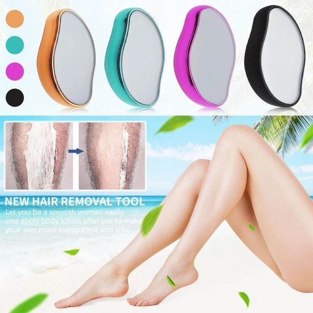 Depiladoras físicas indoloras depiladoras borradoras de cristal para cuerpo brazo piernas