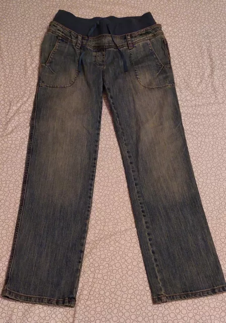 pantaloni premaman jeans usato in ottimo stato taglia M colore blue
