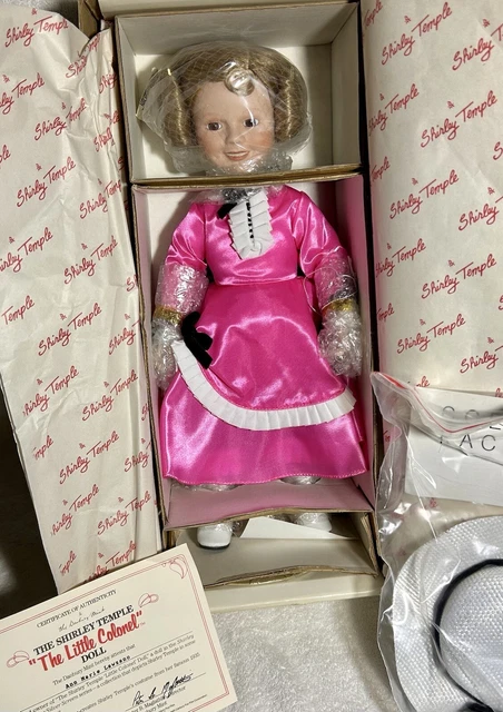Shirley Temple "Little Colonel” The Danbury Mint 14" Doll NIB With COA