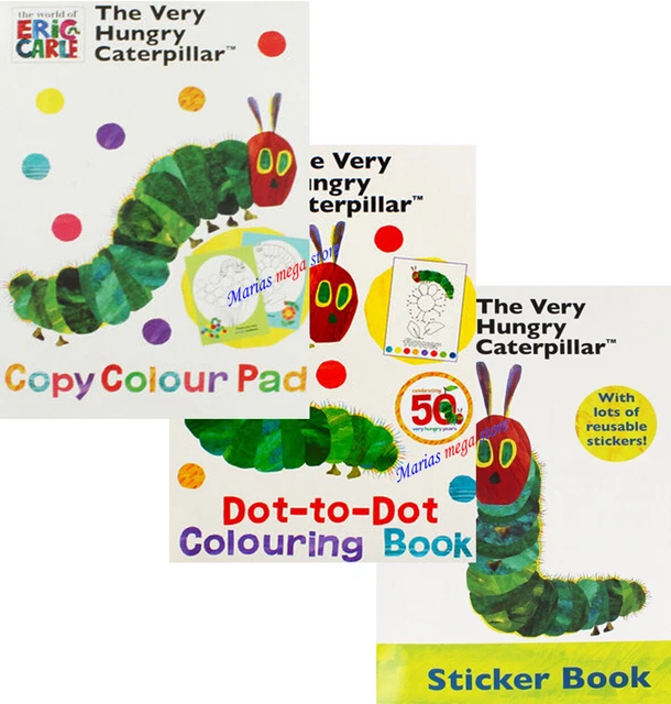 KIDS THE VERY Hungry Caterpillar Books Book - Copy Colour - Dot To Dot ...