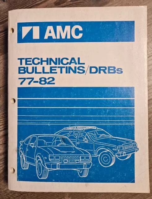1977-1982 Amc Technical Bulletins Manual Book All Models Original Amx Eagle Oem