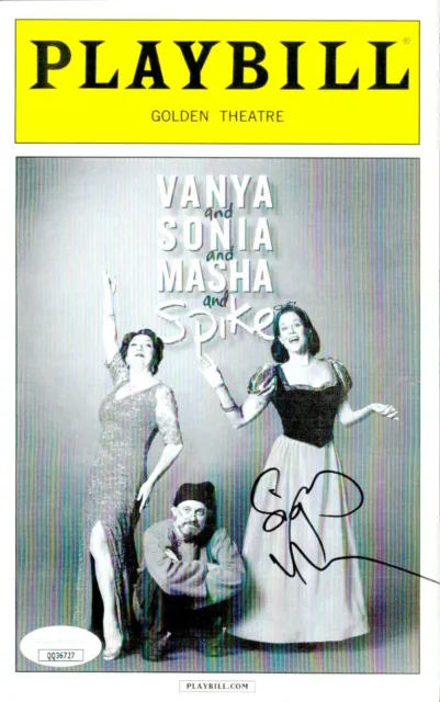 SIGOURNEY WEAVER Signed VANYA SONIA MASHA SPIKE PLAYBILL Autograph JSA COA Cert