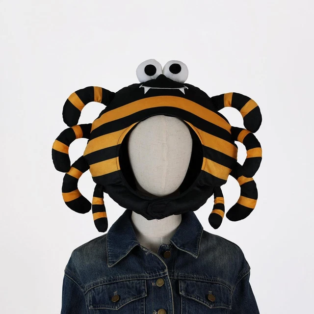 SPIDER HAT COSTUME Hat Decorative Fancy Dress for Kids Adults Novelty
