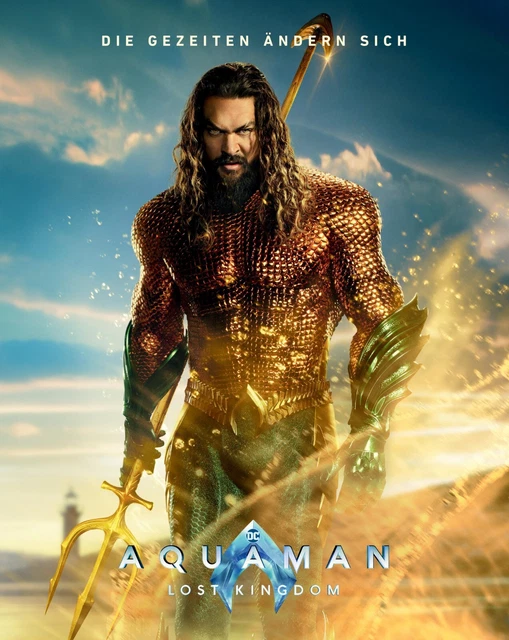 AQUAMAN AND THE Lost Kingdom (Aquaman 2) 2023 Moive With Slip Cover