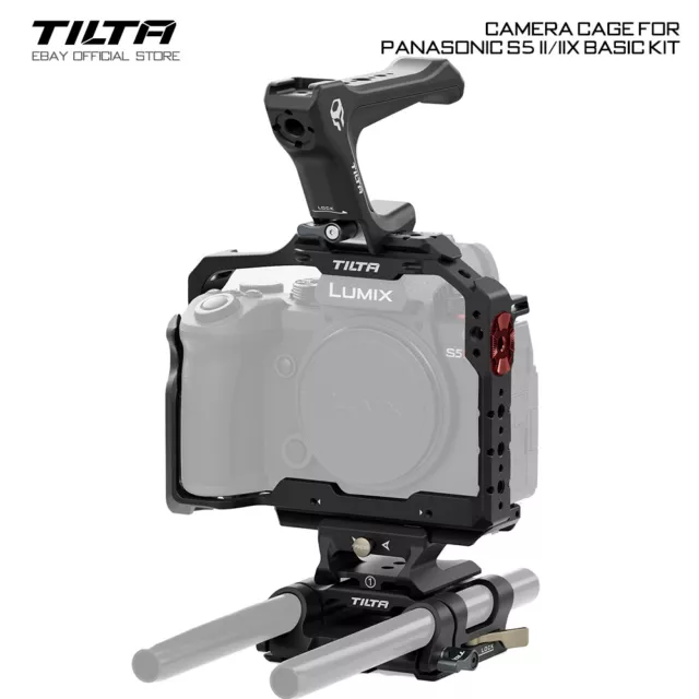 Tilta Full Camera Cage For Panasonic S5 Ii/Iix+Nato Top Handle Baseplate Holder