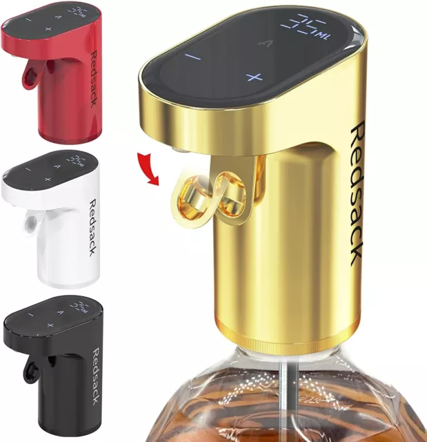 Measurable Drink Dispenser (0-999ml) Electric Wine Aerator Gold