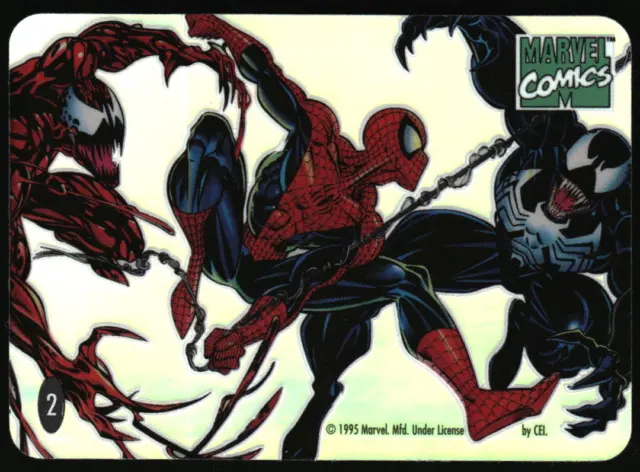 Cel Prism - Marvel Vending Machine Stickers Spider-Man 1995 2