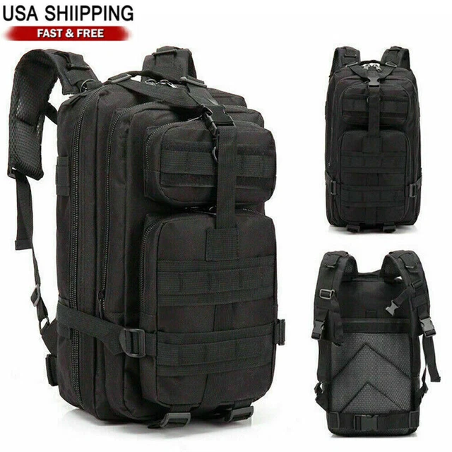 30L Outdoor Military Tactical Backpack Hiking Rucksack Molle Bag Travel Camping#