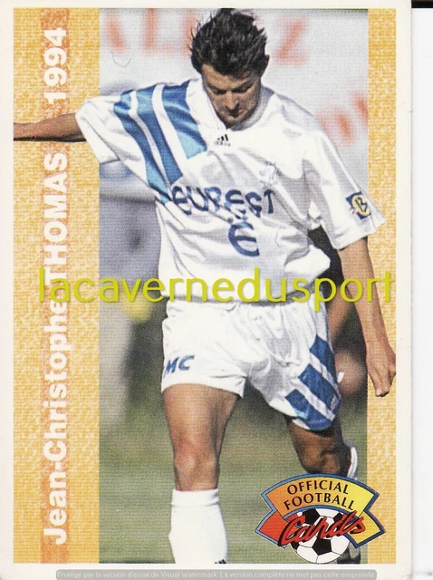 Carte Panini Fabien Barthez N°19 – Toulouse / Marseille – Saison 1993 – Originale