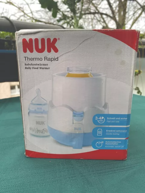 Babykostwärmer, blau, NUK Thermo Rapid