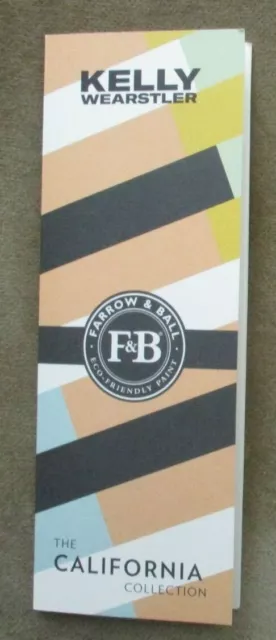 FARROW & BALL 2020 totalmente nuevo ~ Gráfico de pintura de la colección Kelly Wearstler de California
