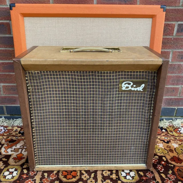 Vintage 1960s Bird Big 15 Golden Eagle Valve Guitar Amplifier 1x12 Combo w Pedal