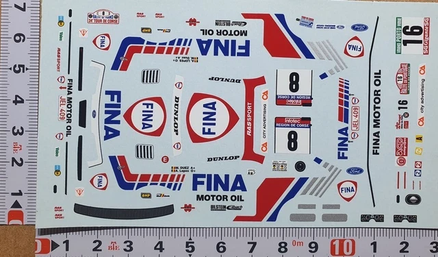 DECAL FORD SIERRA 4x4 RS COSWORTH COLIN MCRAE AUDI SPORT R. 1990 2nd