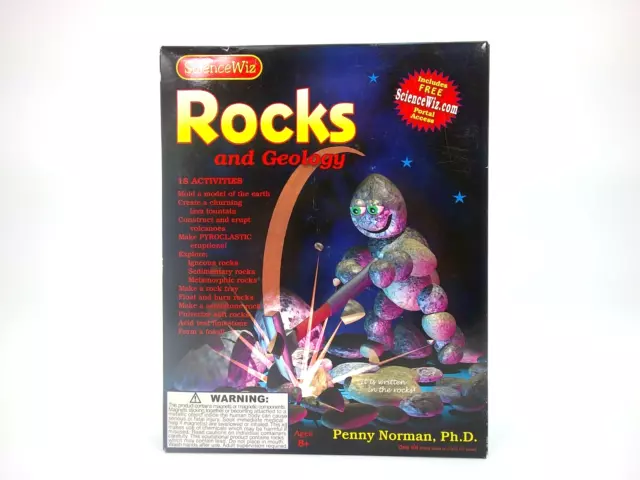 Rocks and Geology Activity Kit by Science Wiz- Used