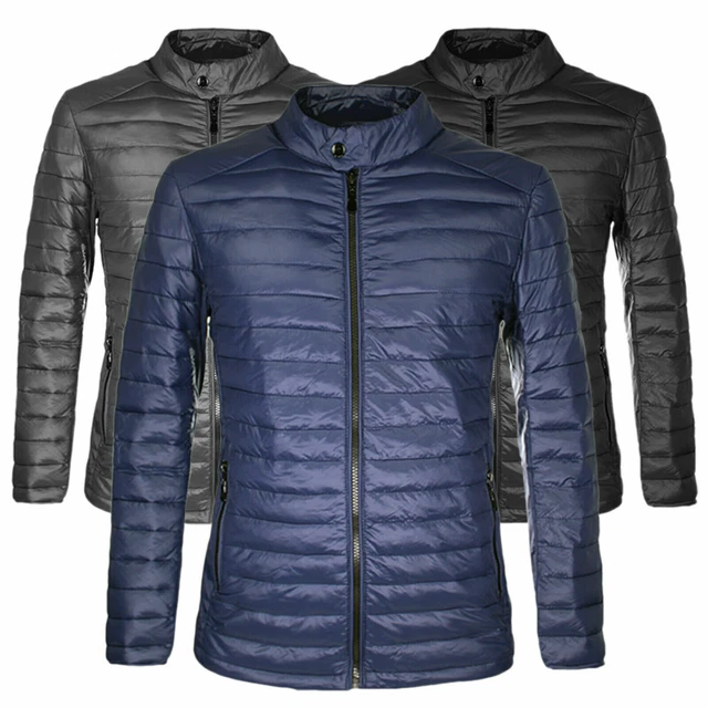 Giubbotto Uomo 100 Grammi Giubbino Leggero Giacca Slim Fit Ultralight Veque