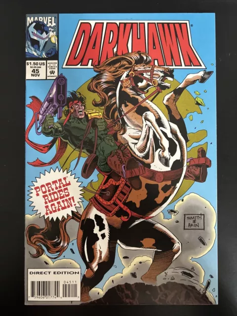 Darkhawk #45 MARVEL COMIC BOOK ~ HIGH GRADE ~ V13 #32 ~ LOW PRINT RUN ~ HTF