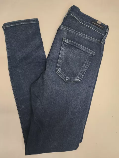 Citizens of Humanity Rocket Crop High Rise Skinny Jeans Size 28 Blue Womens USA