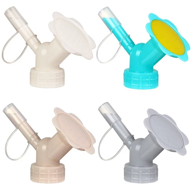 Dual Head Plant Bottle Watering Spout Cute Sprinkler Cap Mini Watering Can